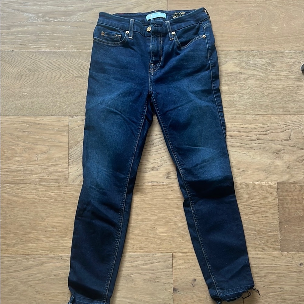 Women's Dark Blue Jeans